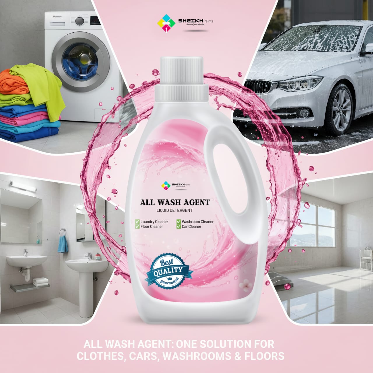 All Wash Agent liquid Detergent