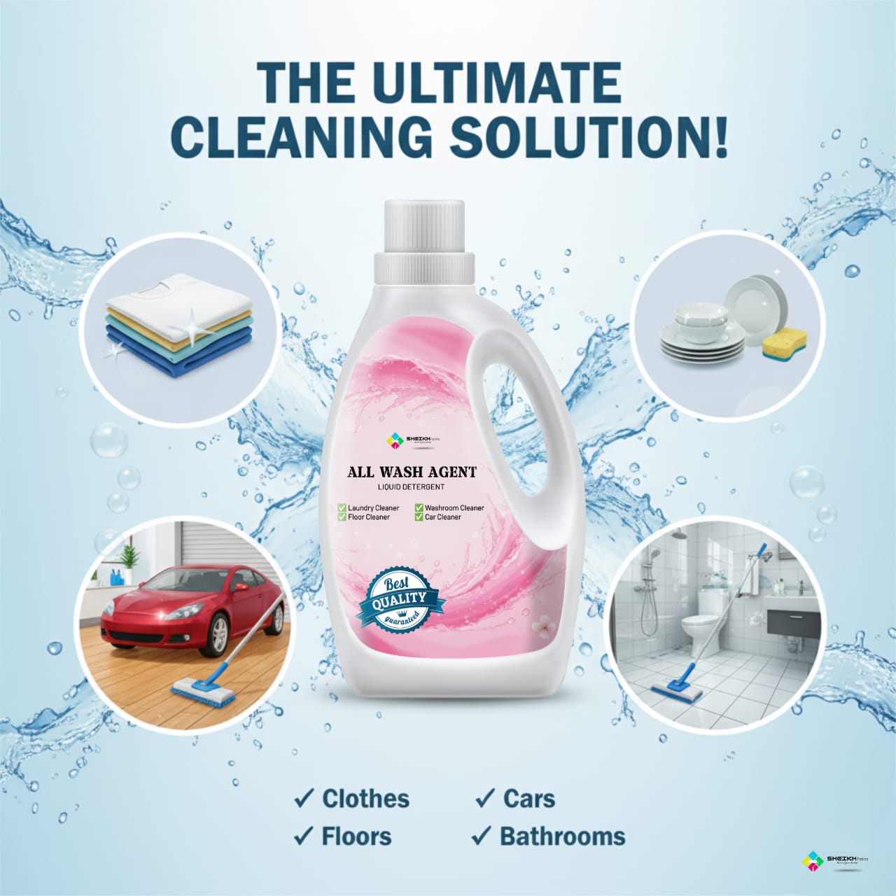 All Wash Agent liquid Detergent